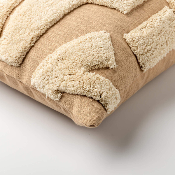 Dutch Decor Kissenhülle 'Milas' 30 x 50 cm Semolina - Beige